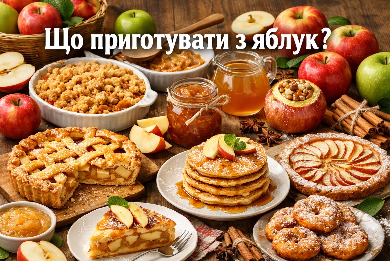 Що приготувати з яблук