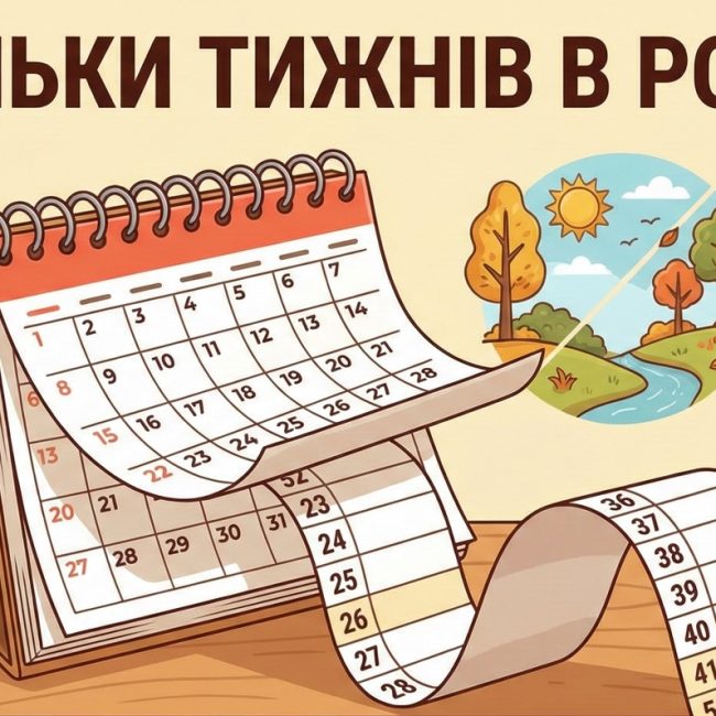 скільки тижнів в році