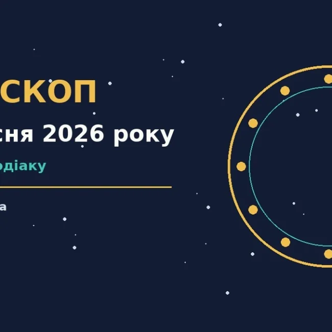 Космічна ілюстрація із сузір'ям і планетами на тлі вечірнього неба, що символізує гороскоп на 5 вересня 2026 року