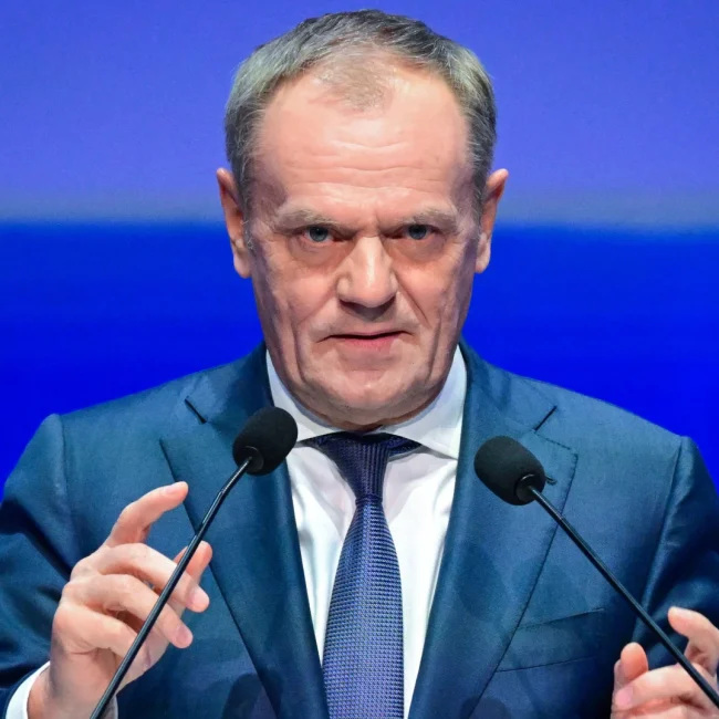 Прем'єр-міністр Польщі Дональд Туск під час засідання уряду (архівне фото)